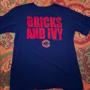 Chicago Cubs bricks and Ivy T shirt